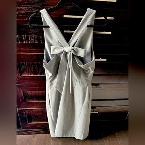Banana Republic Gray Bow Dress- Size 8